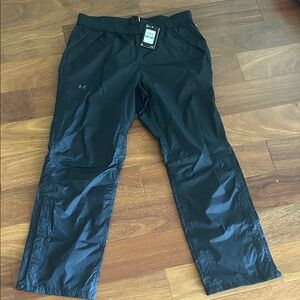 Under Armour Black Storm Rain Pants Size L- NWT